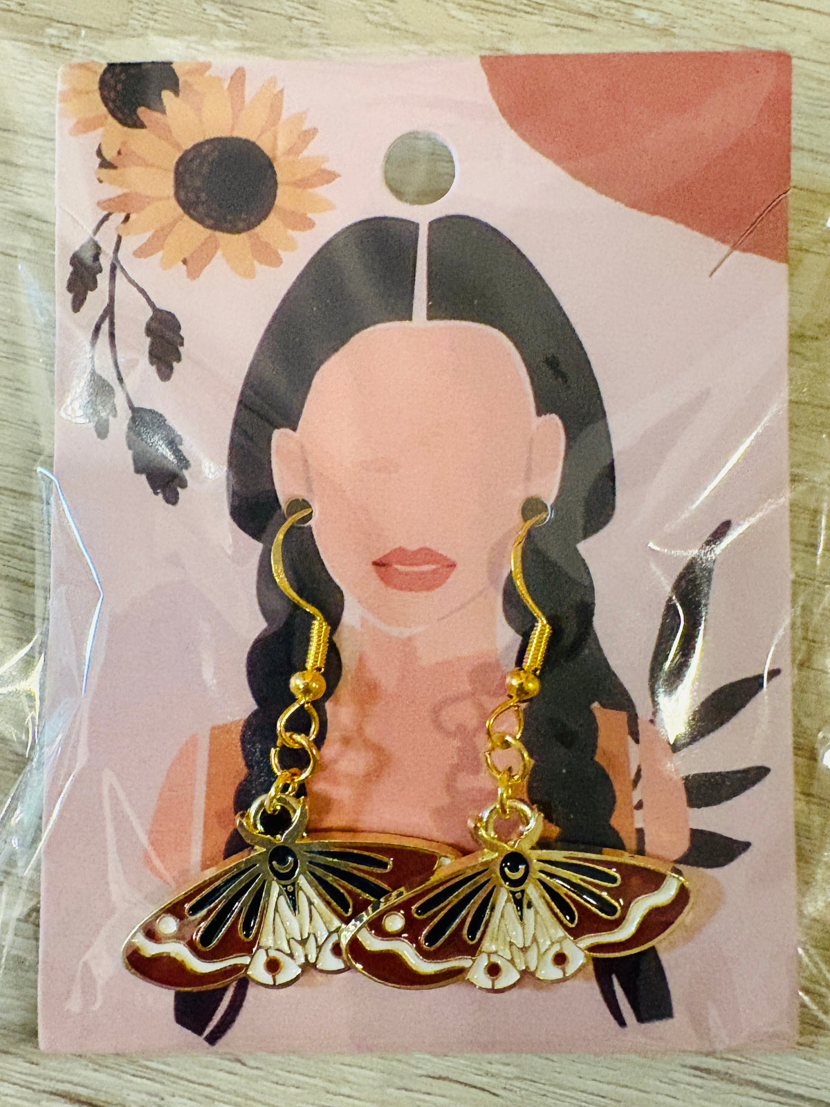 Lunar Moth Earrings