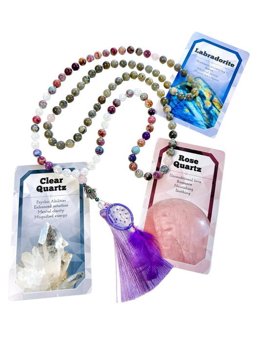 Lavender Dreamkeeper Mala Necklace
