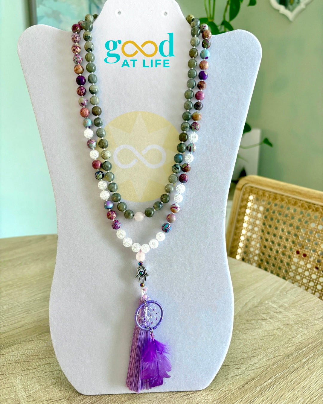 Lavender Dreamkeeper Mala Necklace