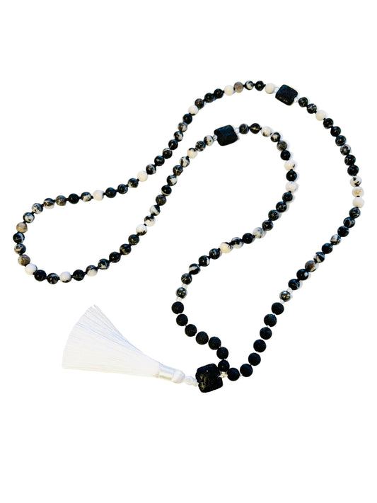 Sacred Balance Mala Necklace