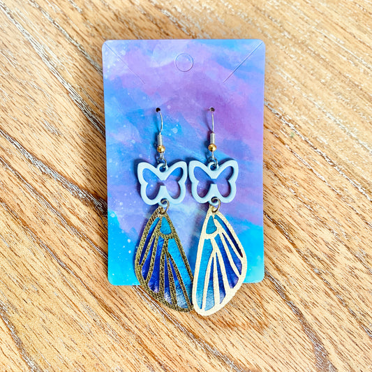 Double Butterfly Earrings